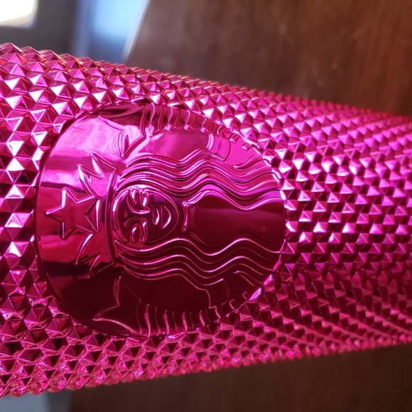 1 pink Starbucks 2022 Venti Sangria (pink) Studded Cold Cup (1 cup) - Picture 6 of 6